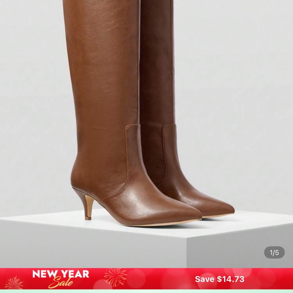 Elegant Brown Knee-High Boots